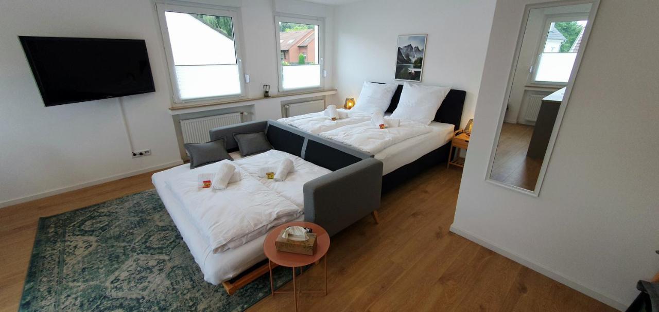 Citychalet-Uni- Boxspringbett Kueche-Ruhig-Parkplatz Bochum Buitenkant foto